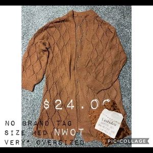 Boutique oversized cardigan